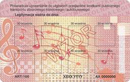 Nowa legitymacja szkolna ucznia ART/100